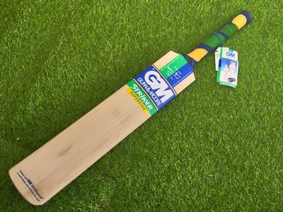 Vintage GM Gunn & Moore Striker Superstar English Willow Cricket Bat New Size 5