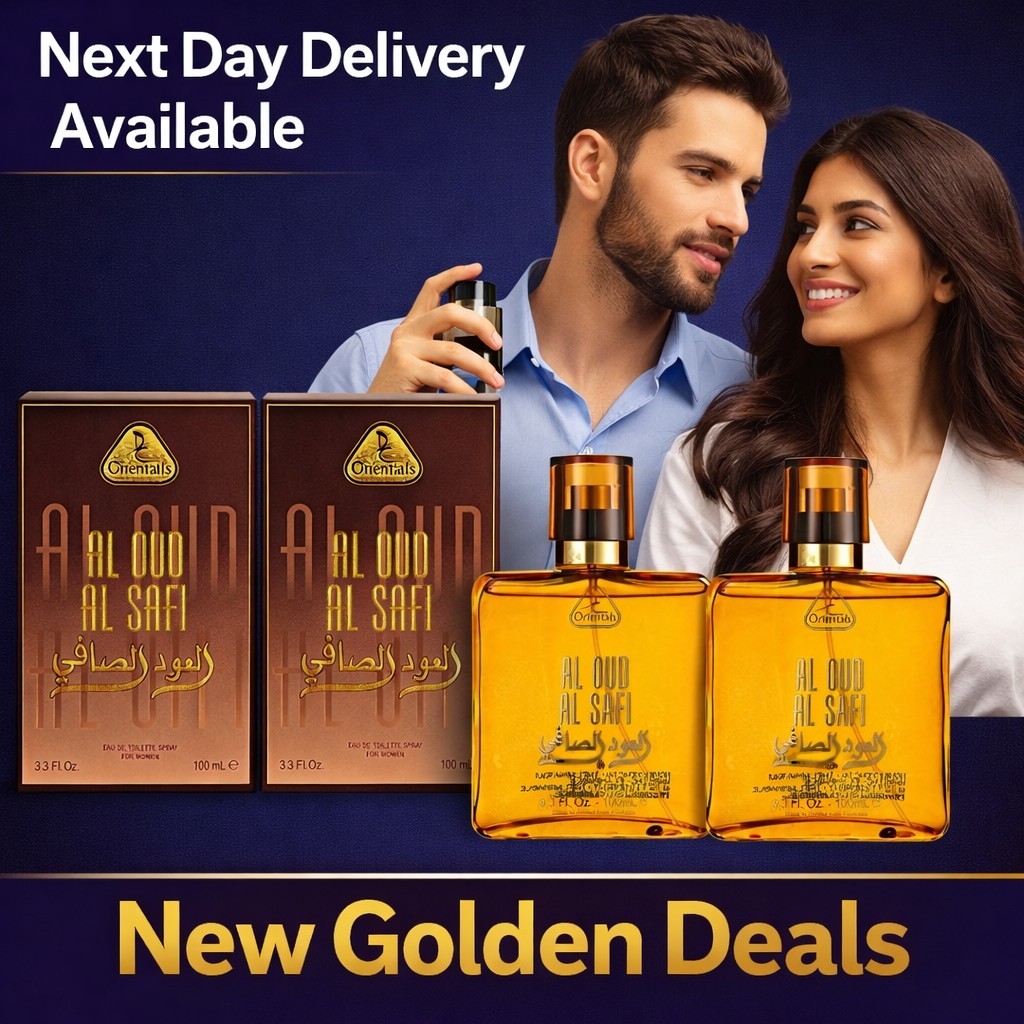 Al Oud Al Safi Women's Perfume Arabian OUD Luxurious Fragrance EDP 100ml 2 Pack