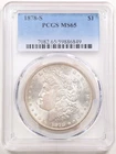 1878-S $1 Morgan Silver Dollar MS65 PCGS 59886849