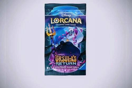 Disney Lorcana TCG Ursula's Return Booster Pack With 12 Randomized Cards