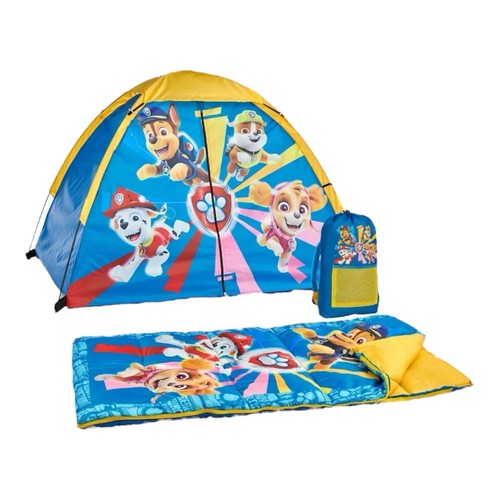 Paw Patrol 3 Piece Adventure Kit-  Tent Sleeping Bag Sling Pack