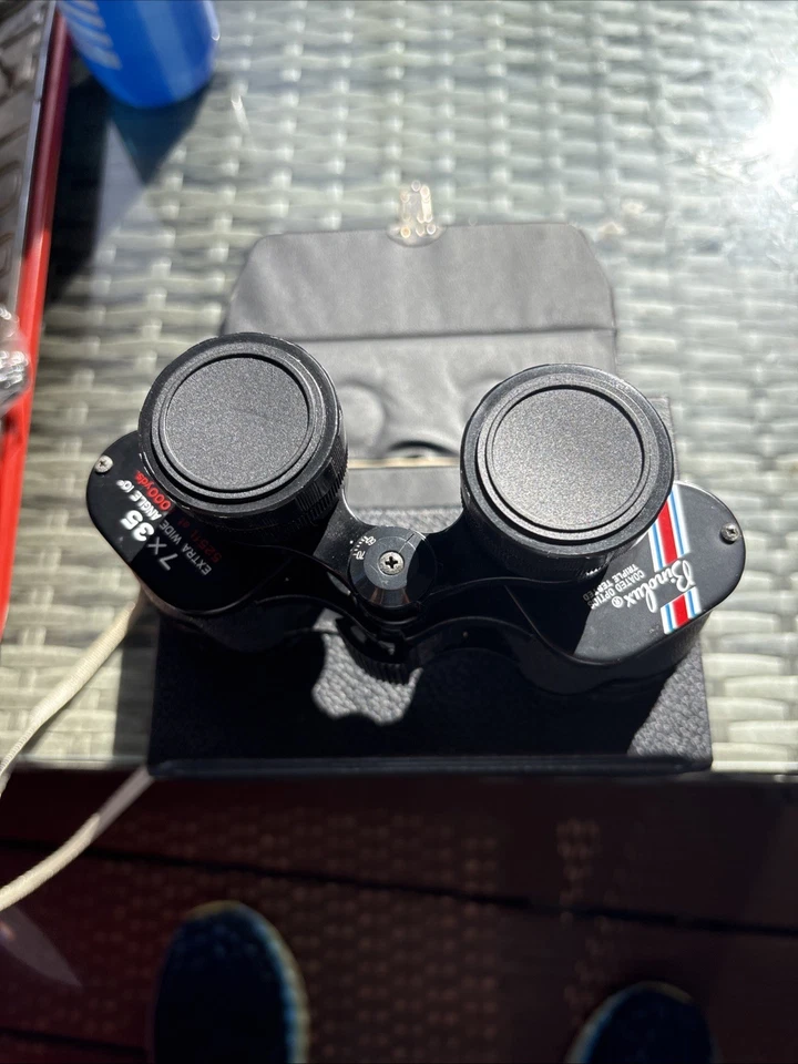 Vintage Binolux 7x35 Extra Wide Angle Binoculars With Case | 578ft @ 1000yds - Image 3 of 3