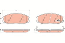 Kits de frein Daewoo REXTON