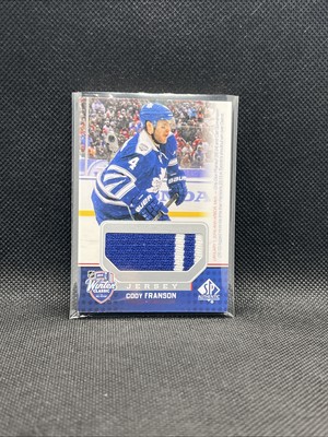 2014-15 SP Game Used Hockey Winter Classic JERSEY #WC-CF Cody Franson