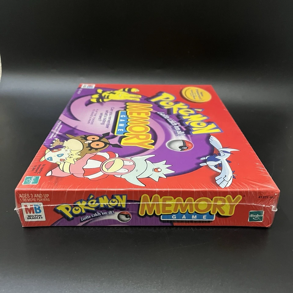 Vintage Pokemon Memory Game 2000 Y2K Gold & Silver Edition ~ New & Sealed - Image 2 of 4