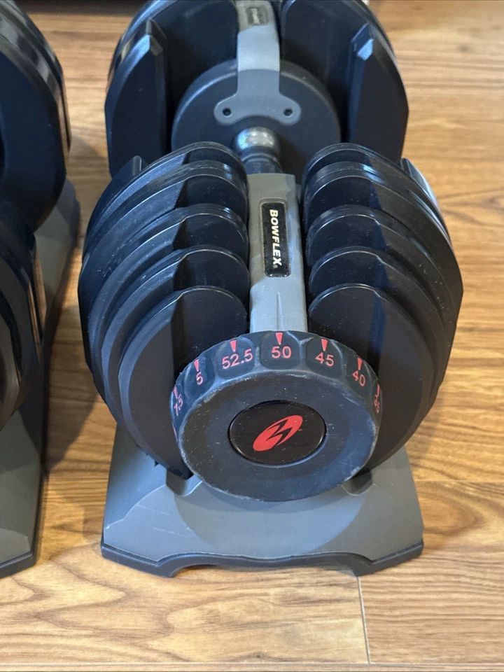 Mancuernas ajustables Bowflex SelectTech 552 - negras (juego de 2) usadas en excelente estado Foto 3 de 4