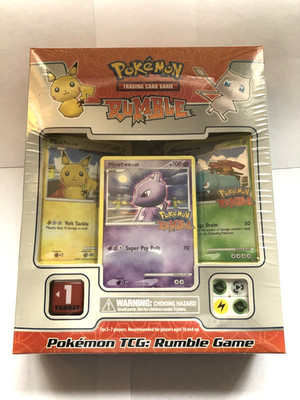 2009 Pokemon Rumble Box Pikachu Mewtwo Venusaur Factory Sealed NM Condition