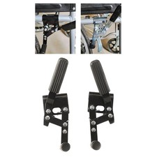 2x Wheelchairs Brake Top Mount Professional Wheelchairs Hand Brake Easy