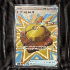 Pokémon Fighting Gong Trainer Item Full Art Holo Me01 Mega Evolution 168/132
