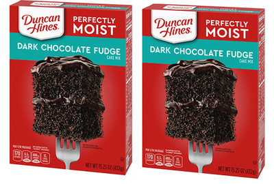 Duncan Hines Perfectly Moist Dark Chocolate Fudge Cake Mix 2 Pack