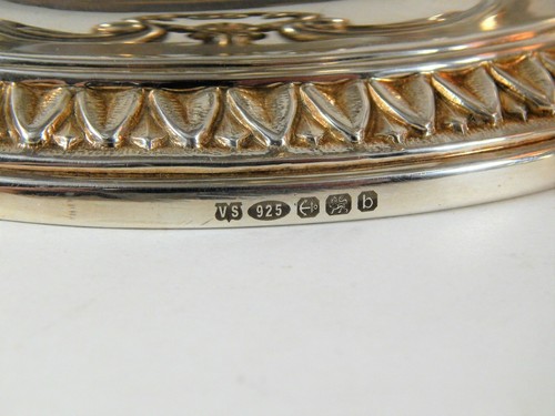 Elizabeth II Sterling Silver Candlesticks By VS Ltd Birmingham England 21 Troy - Picture 2 of 12