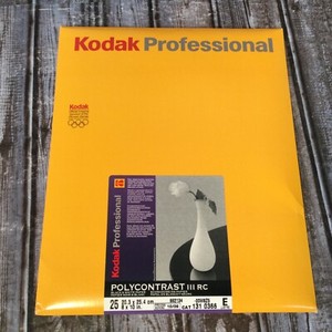 Kodak Professional Paper B & W 25 Sheets Polycontrast III RC E Lustre 8x10" NEW
