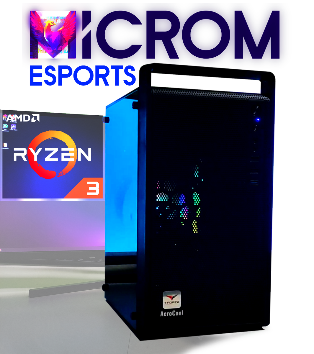 🔥RGB Ryzen 5300G Gaming PC 16gb RAM RX Vega Graphics Fortnite SSD