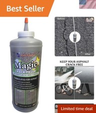 Black Magic Crack Filler 2LB - Water-Resistant, Durable DIY Repair Solution