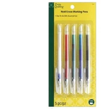 Dritz Heat Erase Marking Pens 5 Pc 3364