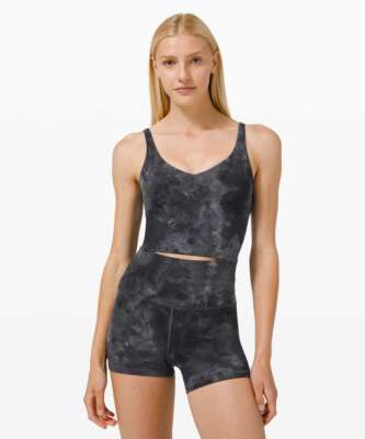 NWOT - Lululemon Align Tank Diamond Dye Pitch Grey Graphite Grey  Sold Out Sz 2