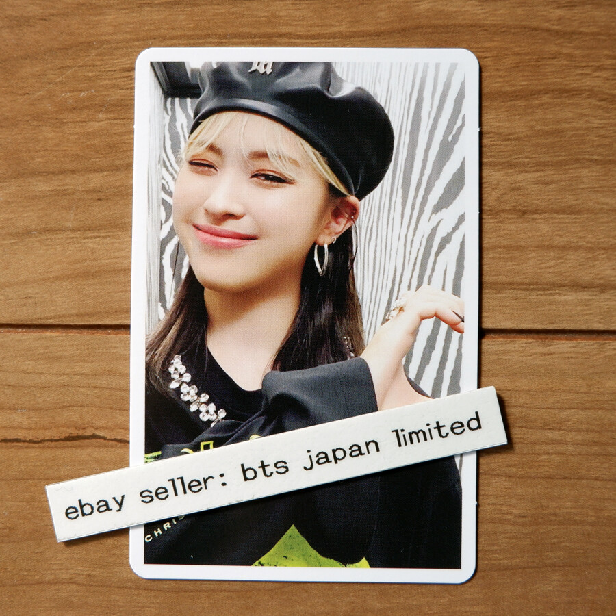 ITZY IT'zME soundwave特典 ポストカード レシート リュジン SALE ITZY - CHECKMATE Limited Edition Special Yeji Ryujin