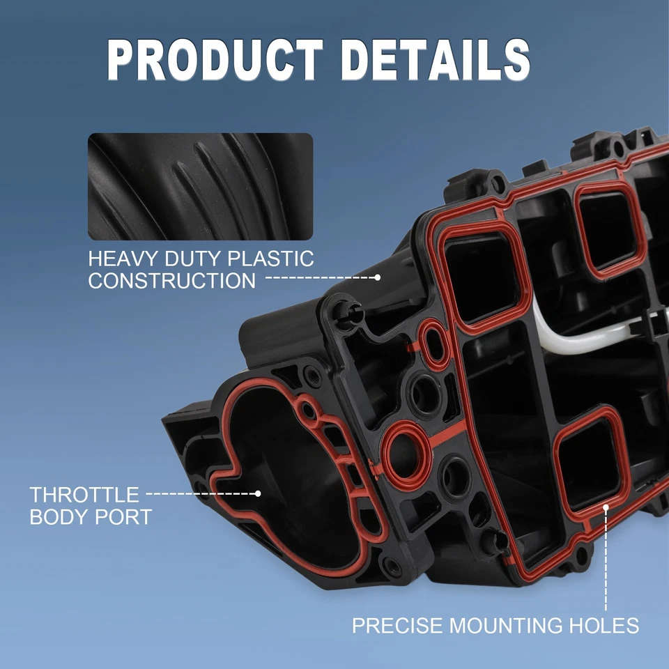 Colector de admisión superior del motor para Buick LeSabre Chevy Impala Pontiac 12537425 Foto 4 de 4