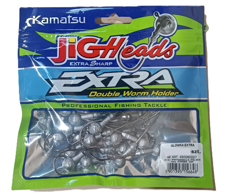 Kamatsu Jigkopf Set Jigheads Rundkopf Jighaken Jigköpfe 1/0 - 7/0 1-35g Bulk - Bild 3 von 3