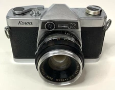 Vntg Kowa SER Camera SLR 35mm Film w/ 1:2 f/50mm Lens and Leather Case - UNTSTED