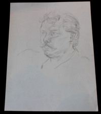 DDR Maler Professor Peuker Wolfgang Bleistift Zeichnung Original Studie