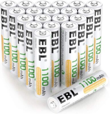 EBL AAA Wiederaufladbare Batterien 1100mAh Ready2Charge Triple A NiMH Akku, - 8