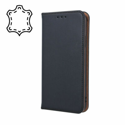 FÜR XIAOMI REDMI NOTE 11 PRO - SMART ECHT LEDER Tasche Case Hülle Handy SCHWARZ