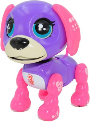  Interactive Puppy - Smart Pet, Electronic Robot Dog Toys for Age 3 Dark Purple