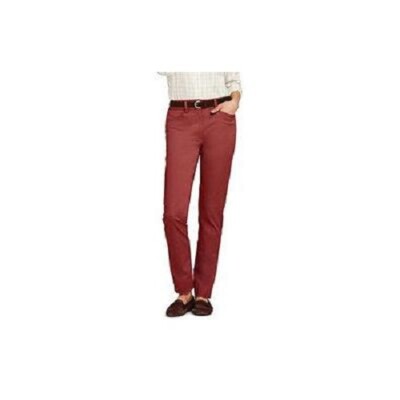 Mid Rise Chino Straight Leg Pants 