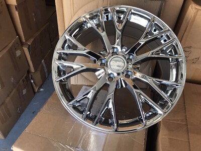 Corvette ZO6 Triple Chrome Corvette Reproduction Wheel 20x12 | eBay