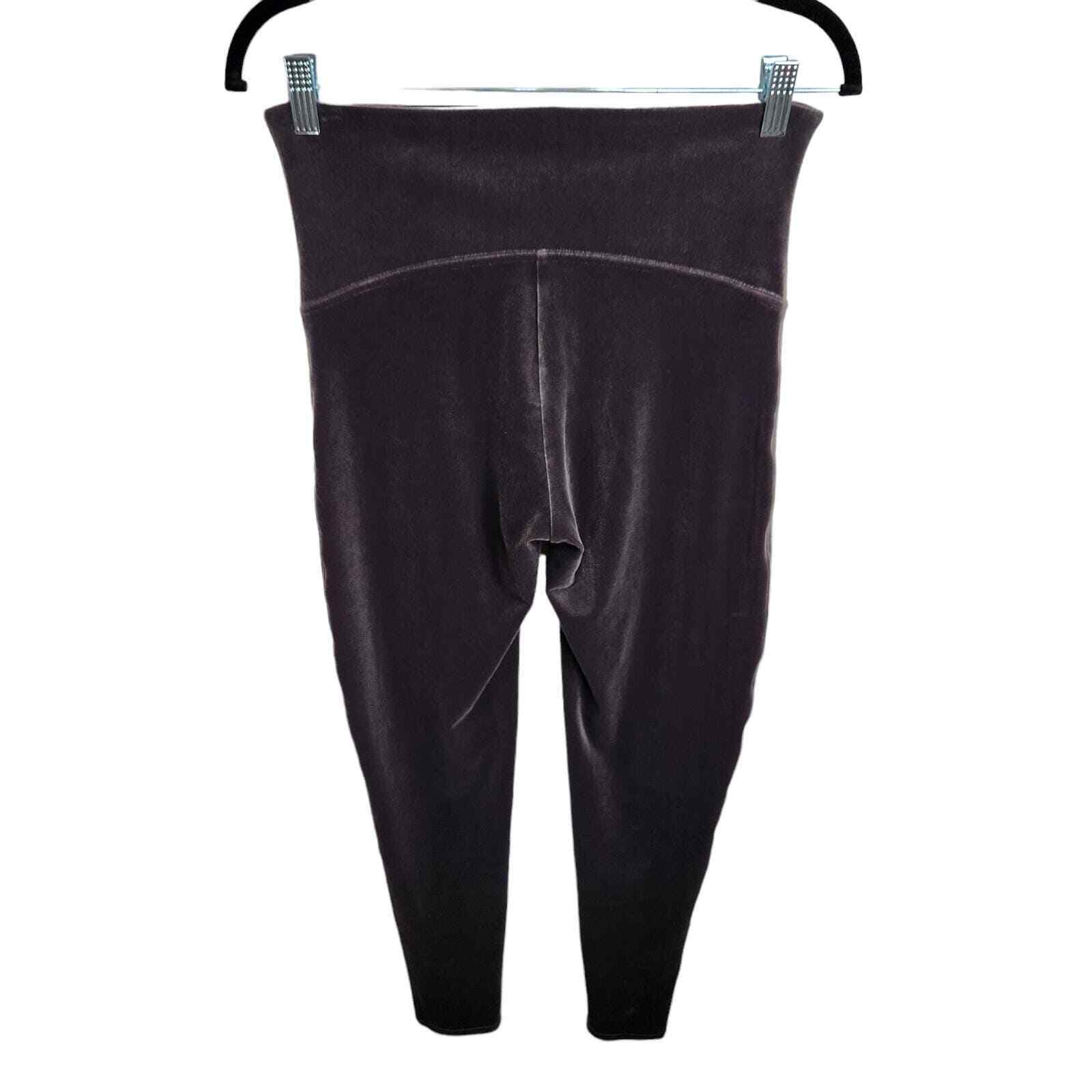 Spanx Gray Chrome Velvet Legging Womens XL Pull O… - image 4