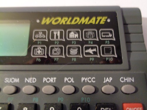 WORLDMATE MODEL 298-AIL Language Translator with Instruction Manual **READ** H3 - Picture 5 of 12