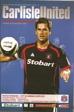 Carlisle United V Peterborough United 18-10-2008 Football Programme League One