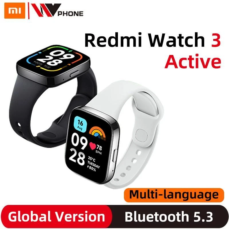 Sotel  Xiaomi Redmi Watch 3 4,45 cm (1.75) AMOLED 42 mm Digital 390 x 450  Pixeles Pantalla táctil Negro GPS (satélite)