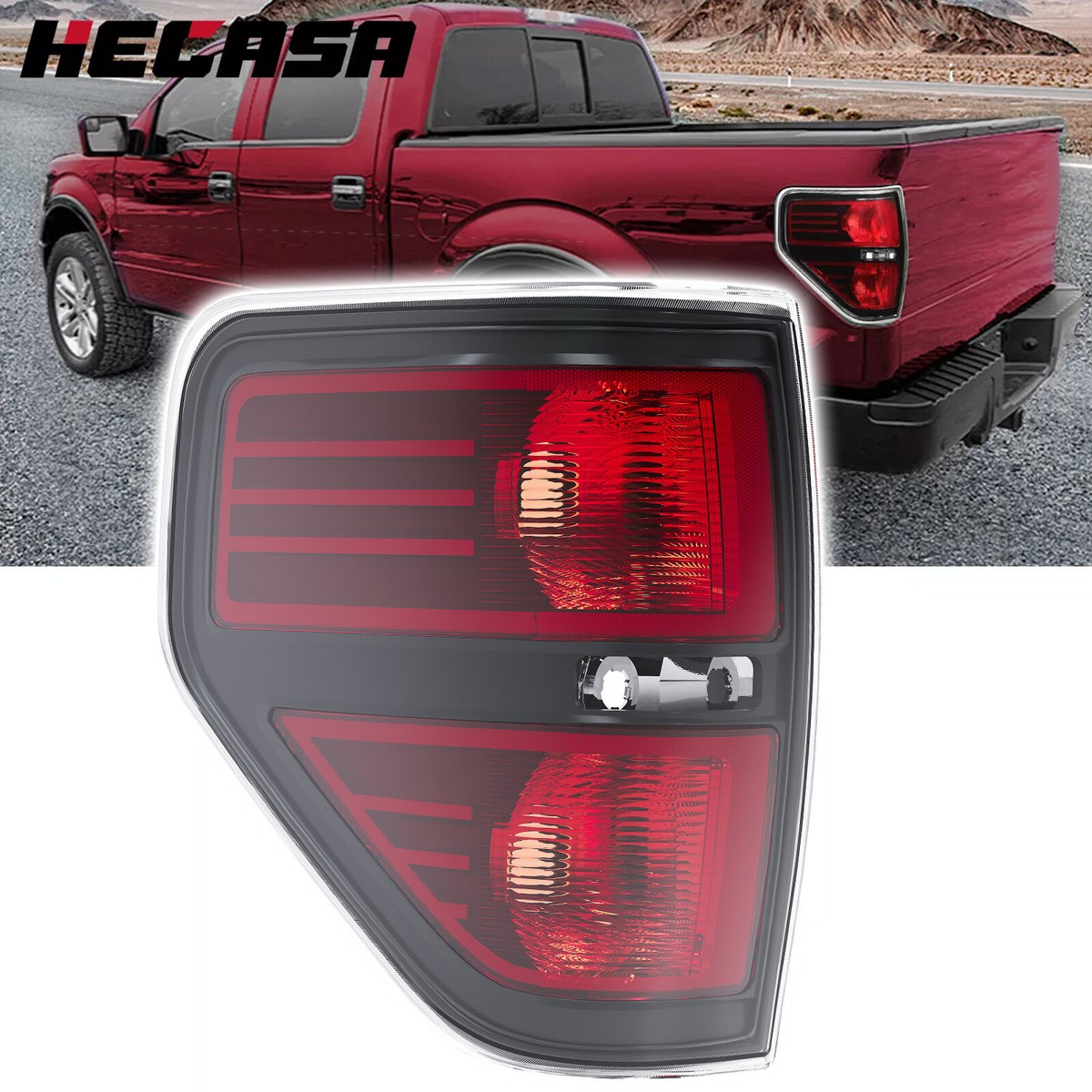 Fit For 2009-2014 Ford F150 F-150 Pickup Rear Driver Tail Lights