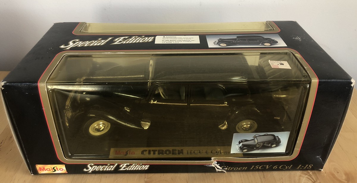 1/18 シトロエン・アヴァン 1952 Citroen 15CV マイスト製 Maisto 1952 Citroen 15CV 6 CYL 1/18 Scale Die Cast Model Car Toy