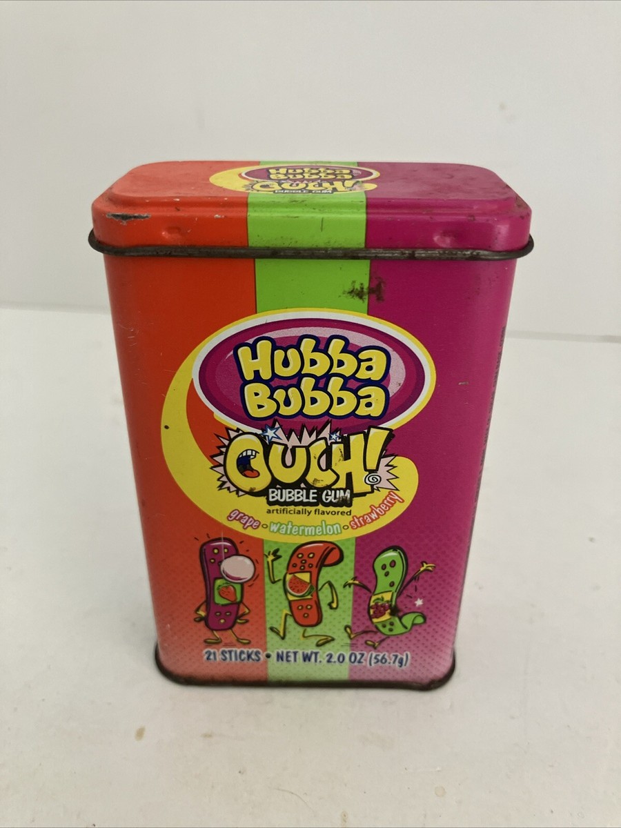 80s〜90s BUBBLE GUM ヴィンテージT MADE IN USA s Ouch! Bubble Gum Tin Collectible - hinged lid, vintage 1990s