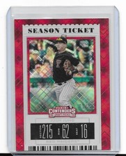 2019 PANINI CONTENDERS DRAFT PICKS SEASON TICKET JOSH JUNG RED RAIDERS #01/15