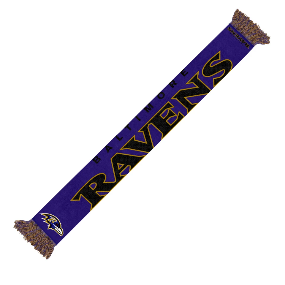 NFL Football Baltimore Ravens Fanschal Schal Scarf Wordmark