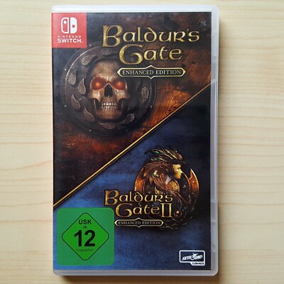 Baldur's Gate 1 + 2 Enhanced Edition in OVP Nintendo Switch Boxed Game Spiel