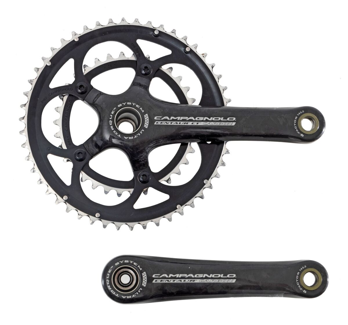 Campagnolo Centaur CT Carbon 2x 10 Speed Road Bike Crankset Campagnolo Centaur CT Carbon 2x 10 Speed Road Bike Crankset