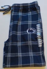 PENN STATE NITTANY LIONS MENS SLEEP LOUNGE PAJAMA PANT XL 2X FLANNEL POCKETS NWT