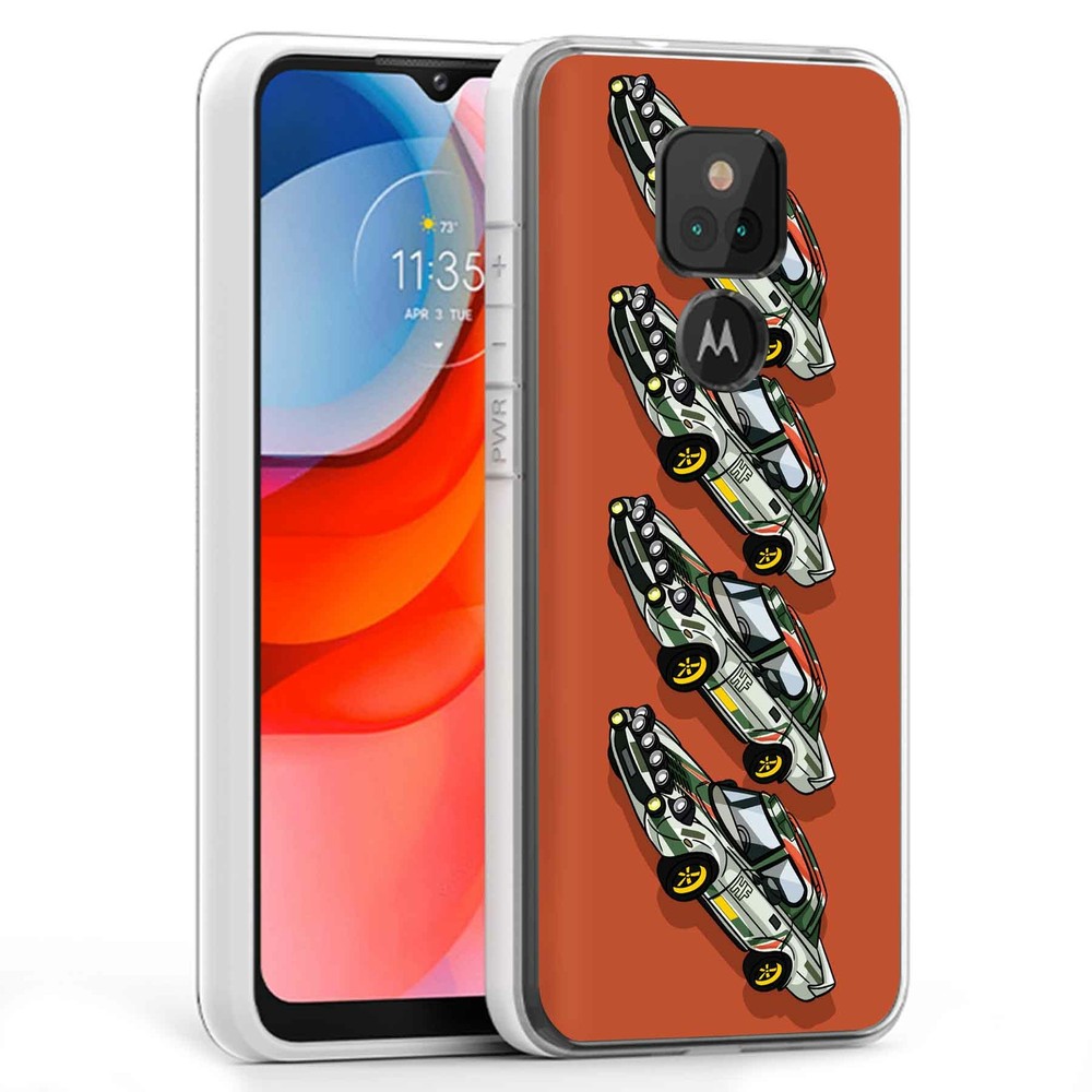 Phone Case Cover for Motorola Moto G Play 2021,Lancia Stratos Print, USA