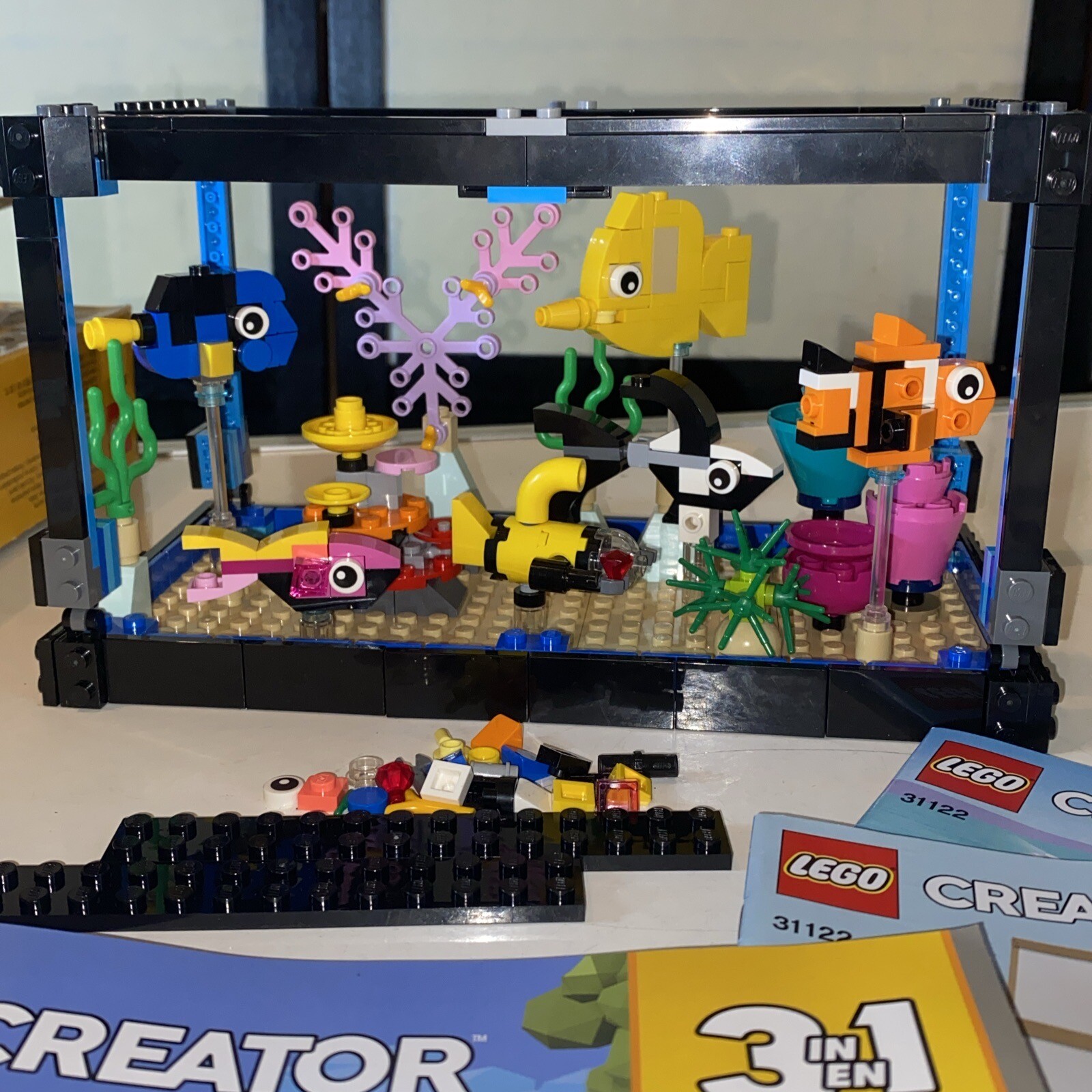 LEGO FISH TANK 31122 CREATOR 3 IN 1 AQUARIUM FISHTANK RETIRED SET 99