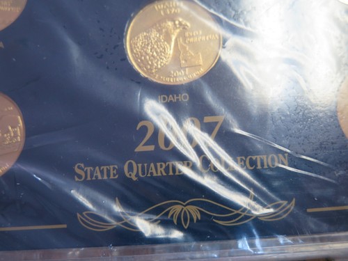 2007 24kt Gold Plated State Quarter Collection 5 QUARTERS - ALL PLATED IN HOLDER - Picture 3 of 8