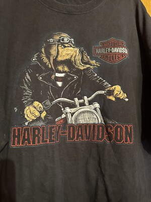Harley Davidson Shirt Men s Dog Columbia Tennessee Motorcycle Tee 3X B182
