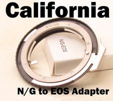Nikon G AF-S AI F LENS Canon EOS EF Mount Adapter 60D 600D 550D 1100D 5D 7D 350