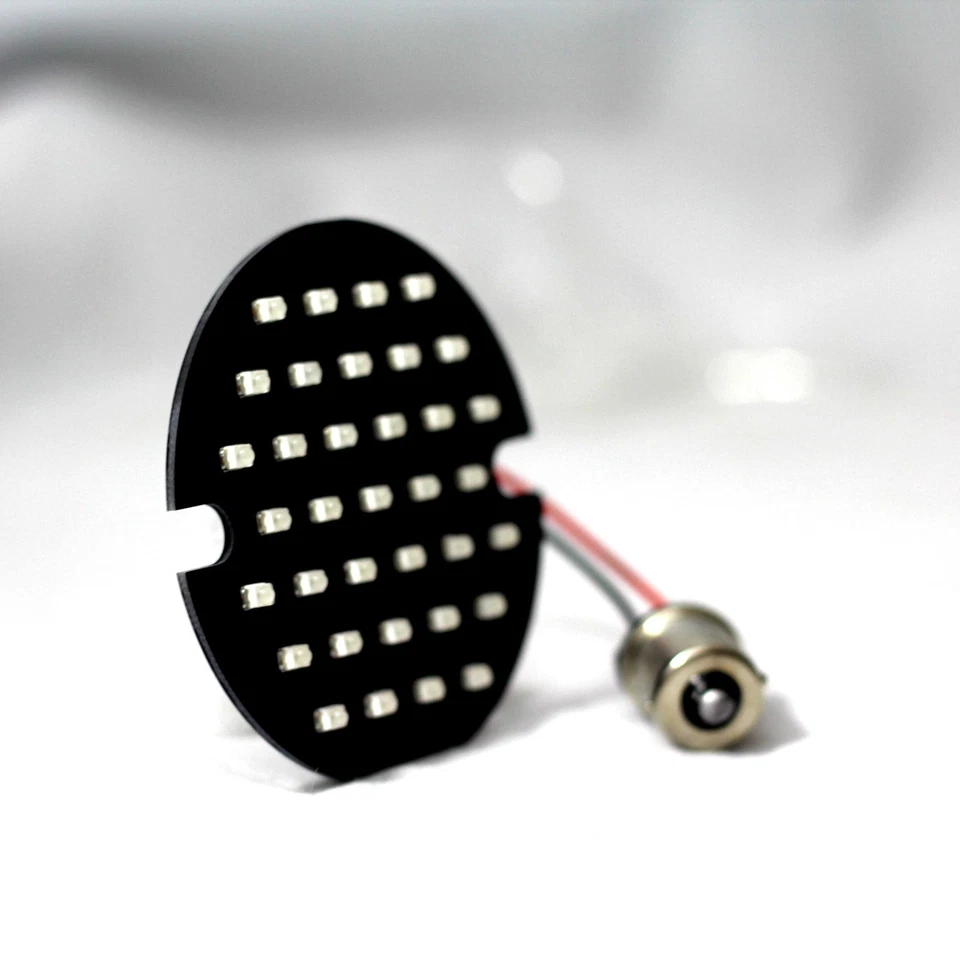 Señales de giro LED Horizon Beam Harley Davidson - 3 1/4" sin lente Softail Road King Foto 4 de 4