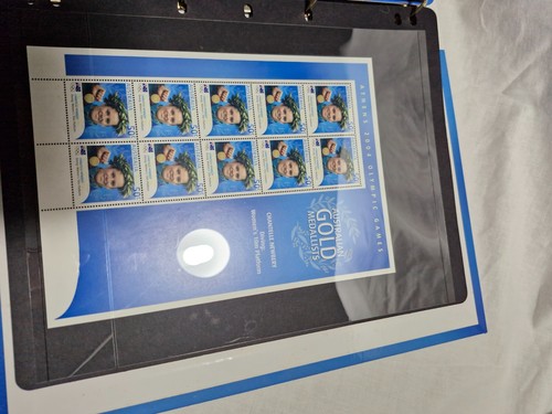 2004 Athens Olympic Games - Australian Gold Medallists - Prestige Stamp Album - Picture 12 of 18