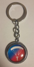 Fallschirmspringer Schlüsselanhänger Paraglider Keychain Parachuting Skydiving